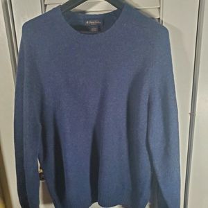 Brooks Brothers Wool Blue Sweater. Large